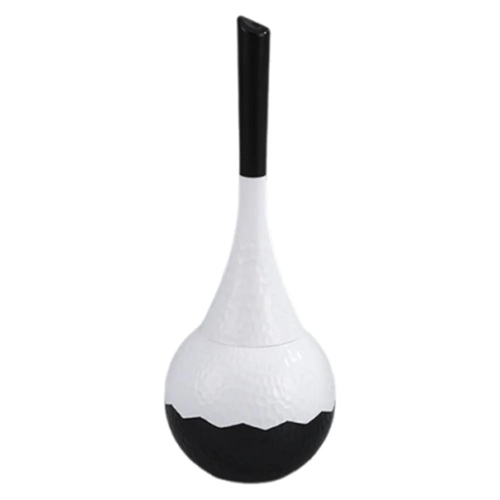 Набор туалетных щеток «Люкс» Съемная головка Изысканный вертикальный держатель для туалетной щетки Эргономичный Без царапин