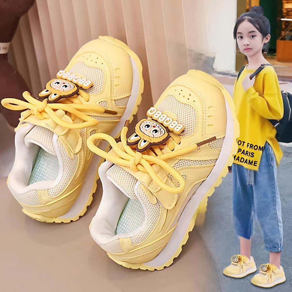 Девочки Спортивная обувь Летняя Детская Сетчатая Дышащая Обувь Папы