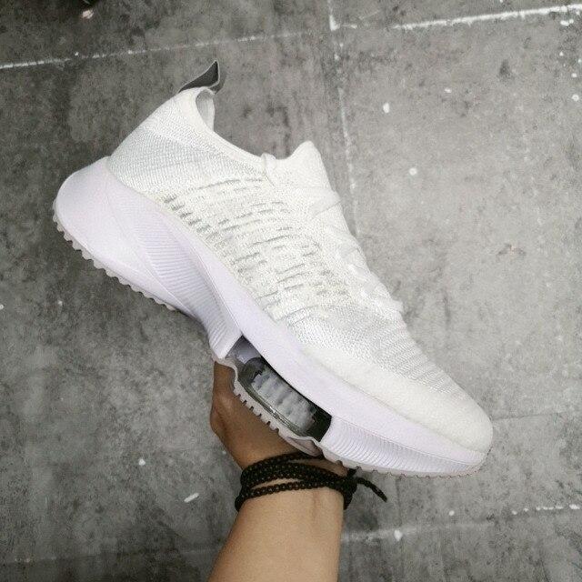 Новая эластичная обувь, мужские и женские тренировочные марафонские кроссовки на воздушной подушке, максимальный размер 45, с коробкой