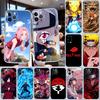Прозрачный чехол для телефона с аниме Наруто для Samsung Galaxy A04 A04S A14 A23 A34 A54 M23 M33 M52 M53