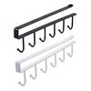 3/6Pcs Shelf Mug Hanger Storage Hooks Simple Installation Under-Cabinet Coffee Mug Holder Kitchen Utensils Organizer
