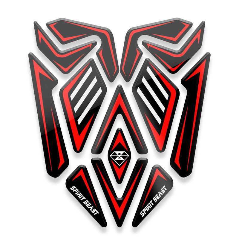 3D светоотражающая наклейка для мотоцикла, защитная наклейка для топливного бака, наклейка для Honda KTM Yamaha