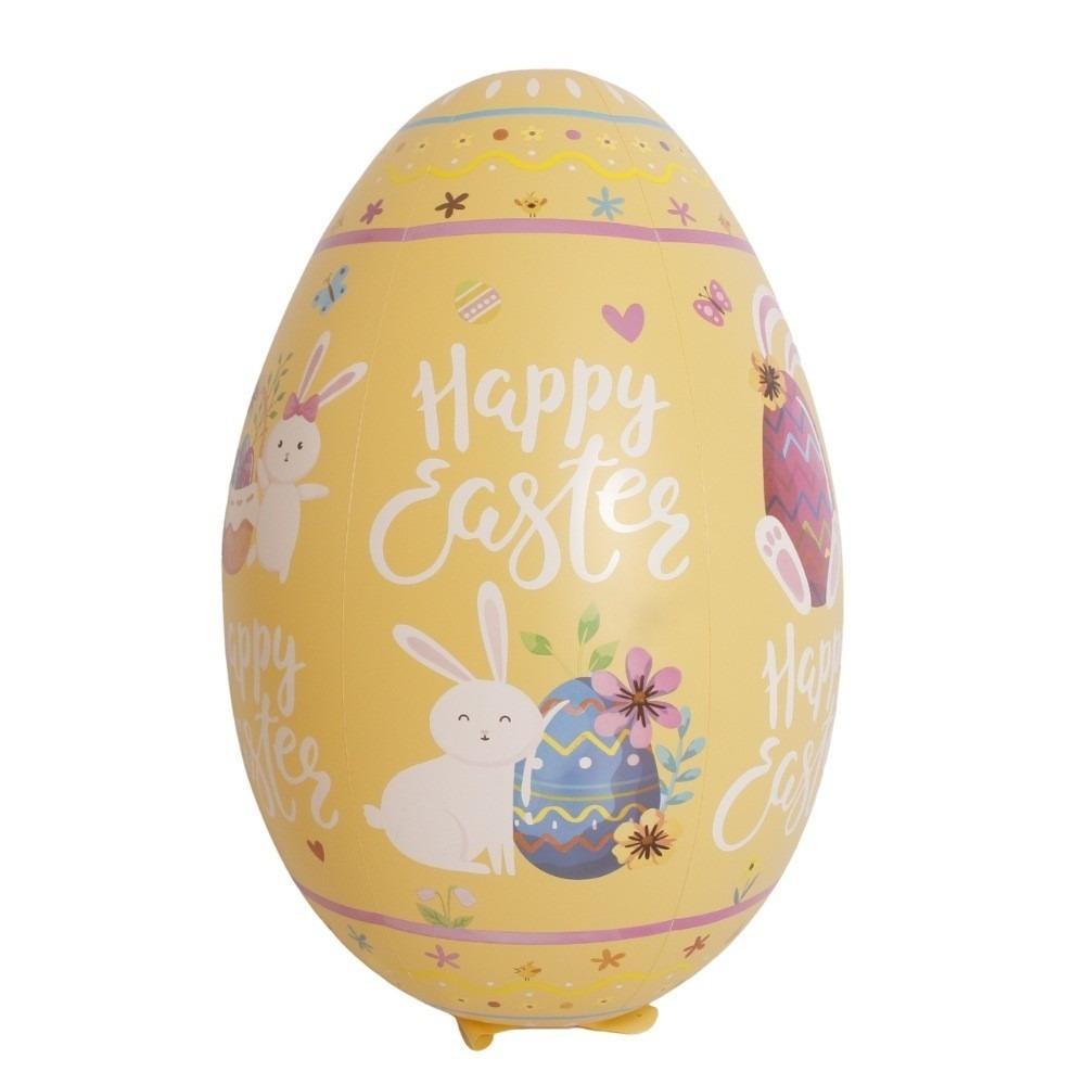 Reusable 41 Inch Easter Egg Balloon Easter Bunny Easter Decor Cute Giant Easter Egg Garden Pendant