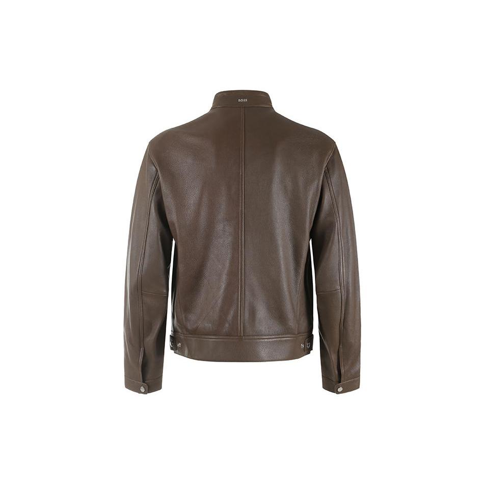 HUGO BOSS FW23 Leather Jacket Men's 50493935-361