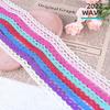 Полая кружевная хлопковая нить шириной 1 см, matching для декора мебели, хлопковая ручная работа DIY, ткань для обивки дивана, штор, уникальная длина 5 метров
