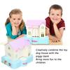 Doghouse Money Saving Box Automatic Coin Swallowing with Light Music Effects Toy Gift for Kids Electric Theft Coin Bank