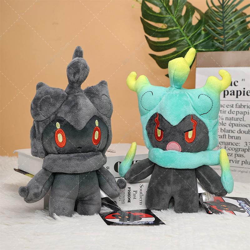 24cm Plush Marshadow Toys Anime Shiny Marshadow Cute Soft Stuffed Animals Peluche Peripheral Dolls Kids Birthday Gifts