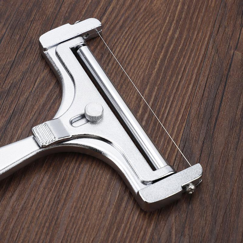 Сырорезка из алюминиевого сплава с проволокой, регулируемая толщина, маслорезка для мягких и полутвердых сыров, кухонные гаджеты