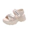 Sports Sandals Women's 2025 Summer New Platform Women's Shoes Fashion Solid Color Velcro Beach Casual Women's Sandals