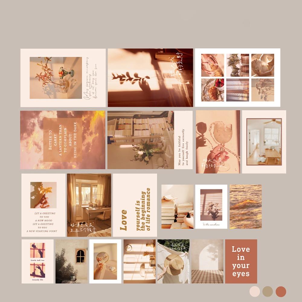 20 шт DIY плакат карты наклейки бумажный фон настенные наклейки НОВЫЕ открытки наклейки подарок