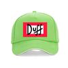 Кепка-бейсболка DUFF BEER Унисекс Женская Летняя Кепка с козырьком Регулируемая Костяная Шляпа Gorras Кепка папы snapback hat