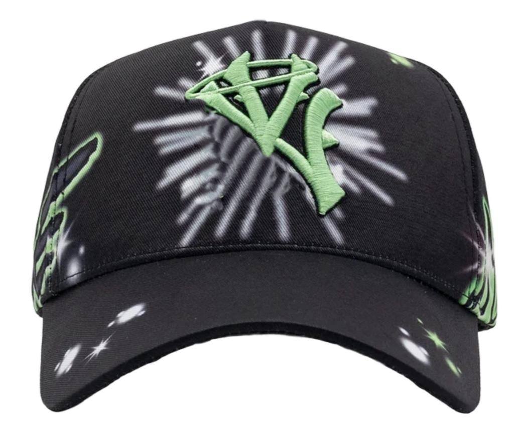 High Quality 5-Panel Curved Brim Baseball Cap with Rhinestone Embellishments Terry Fabric Dobby Style-Sporty Unisex Adult Hat