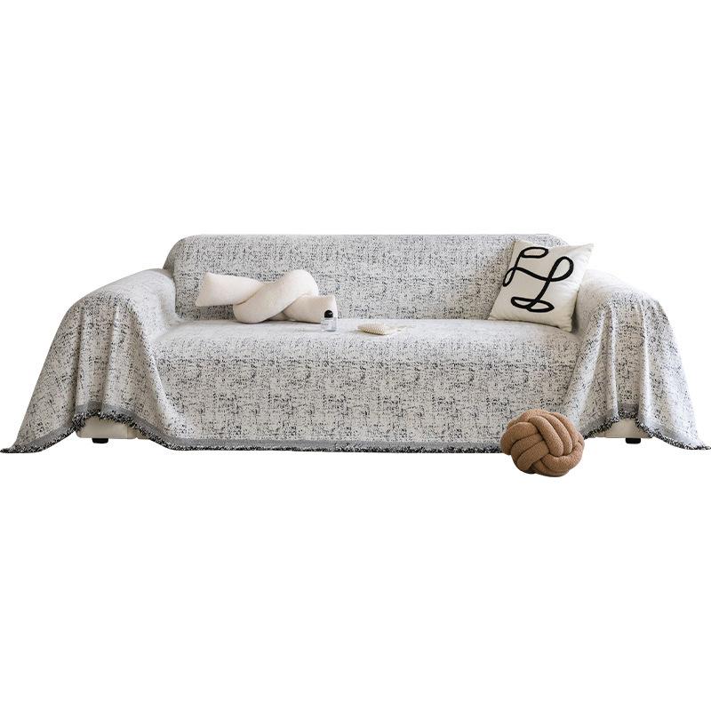 Полотенце для дивана из синели, универсальный чехол для дивана Four Seasons, пылезащитный чехол для гостиной, прямой ряд, цельный тканевый чехол