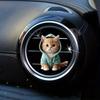 Милый котенок автомобильный дефлектор зажимы многоразовый автомобильный диффузор кошка воздушный дефлектор зажимы автомобиль