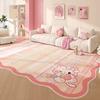 Carpet for Living Room Soft Fluffy Comfortable Floor Mat Cute Cartoon Pink Rug Large Size Rugs Sweet Girl Home Decoration