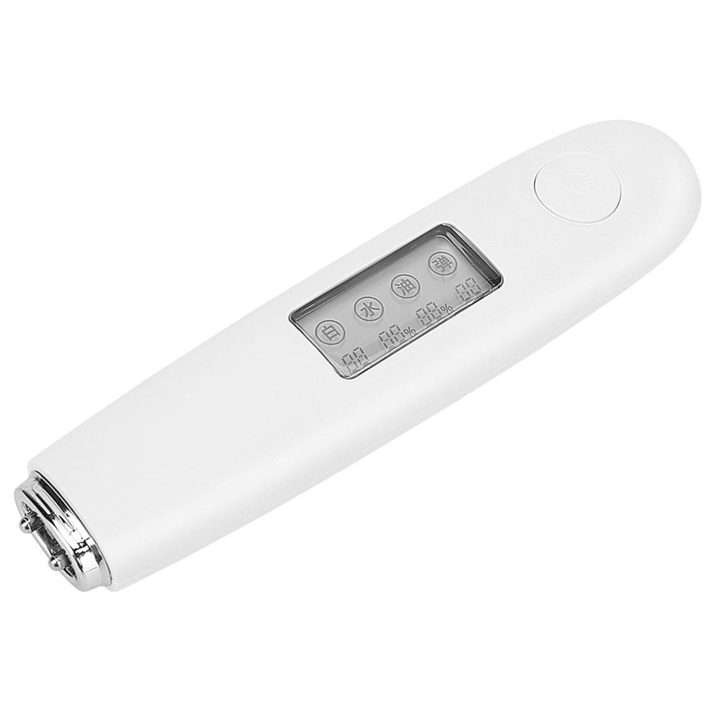 Skin Oil Content Moisture Analyzer Face Skin Elasticity Whitening Degree Tester Detector White