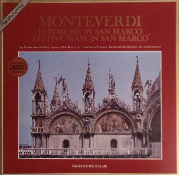 Виниловая пластинка CLAUDIO MONTEVERDI Festmesse in San Marco 426635 ORBIS 1985 Германия Классика Б/У
