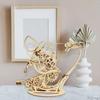 3D Wooden Mechanical Hummingbird Model Manual Assembly Puzzle Adult Children Educational Wooden Handicraft