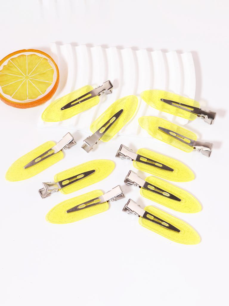 10 шт. бесшовные нескользящие боковые заколки для волос, макияж, прически, заколки для волос, модные аксессуары для волос. Специально для париков из натуральных волос.