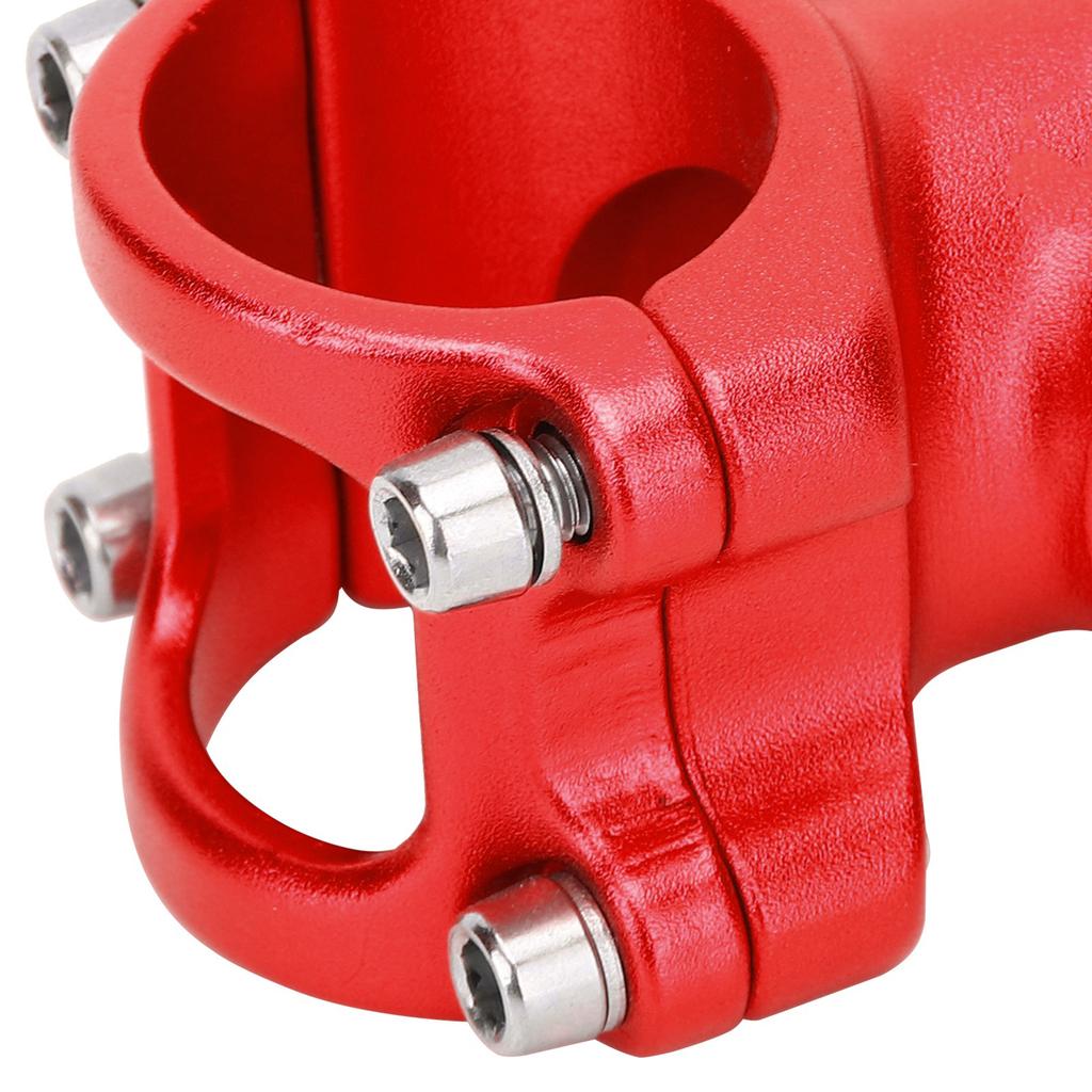LUNJE 31.8x35mm Bike Handlebar Short Stem Riser Aluminum Alloy Hollow Stem
