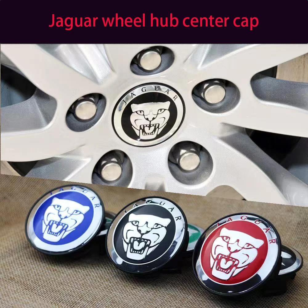 4Pcs Car Emblem Wheel Center Hub Cap Accessories For Jaguar X S F XF XE XJ XK XEL XFL XJL XJ6 XJS XKR XFR F-Type F-Pace E-Pace NN90