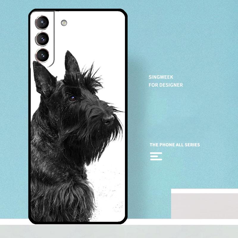 Cute Scottish Terrier Dog Case For Samsung Galaxy S23 S24 Ultra S22 S21 Plus Note 10 Note 20 S9 S10 S20 S21 FE Cover