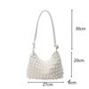 Canvas Wrinkle Bag for Women Shoulder Bags Pleated Bubbles Handbags Padded Casual Underarm Quilted Bag Tote Cloud Bag Purse