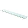 VidaXL Shelf Panels 2 Pcs Transparent Glass 110 X 15 Cm