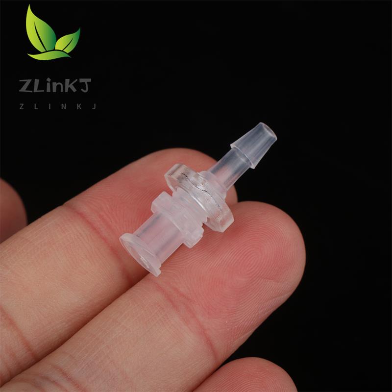 2Pcs Luer Lock Adapter PP Plastic Air Valve Pipe Subpackaging Instrument Connector