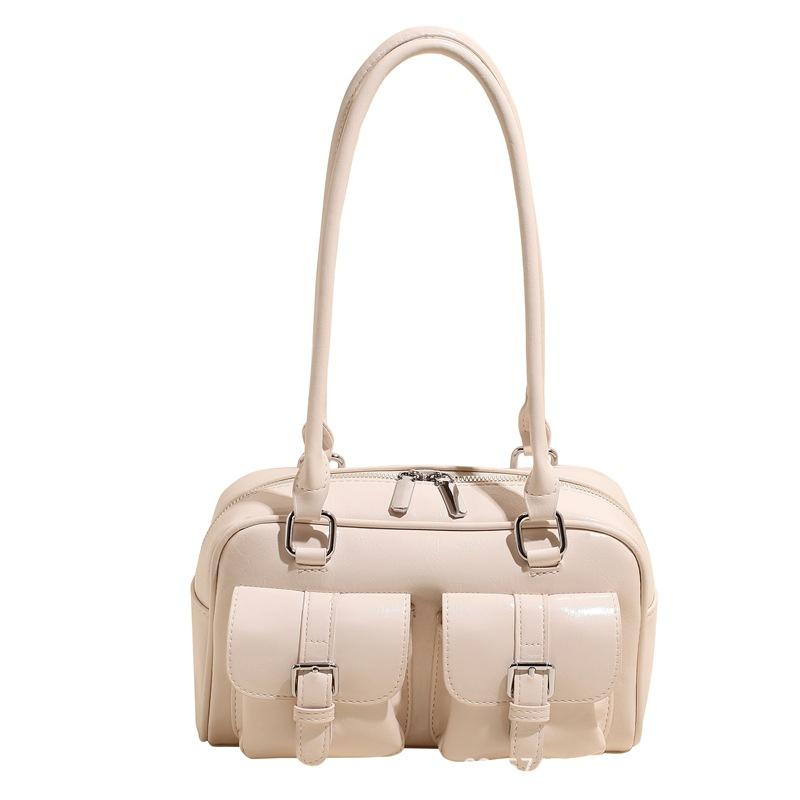 Niche Design Portable Bowling Underarm Bag Women's 2025 Spring New Large-capacity Fashion Shoulder Pillow Bag