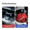 AGF3  For KIA 2pcs Suede Car Coaster Water Cup Drink Holder Anti-Slip Pad Venga Sedona Forte Stonic Picanto Sorento Stinger