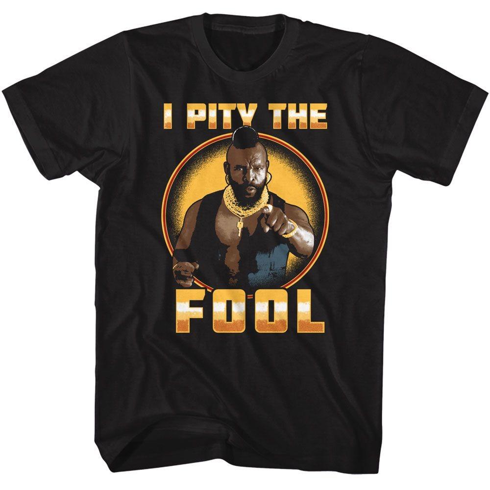 Mr T Shiny Pity Fool Icons Shirt