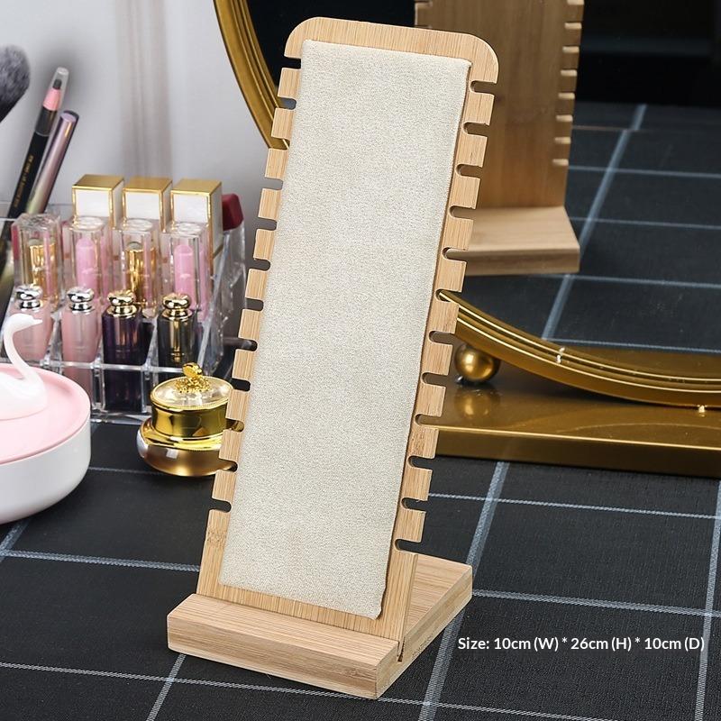 Simple Necklace Display Stand Jewelry Props Necklace Hanger Pendant Jewelry Display Stand Solid Wood Jewelry Stand