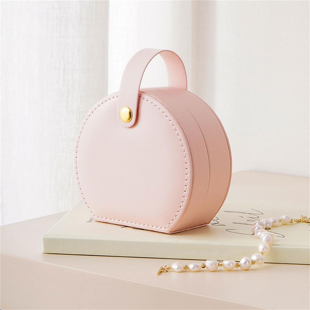 Компактная коробка для хранения ювелирных изделий Универсальная мини-коробка-органайзер для ювелирных изделий Портативная коробка-подставка для демонстрации Держатель для серег Упаковка