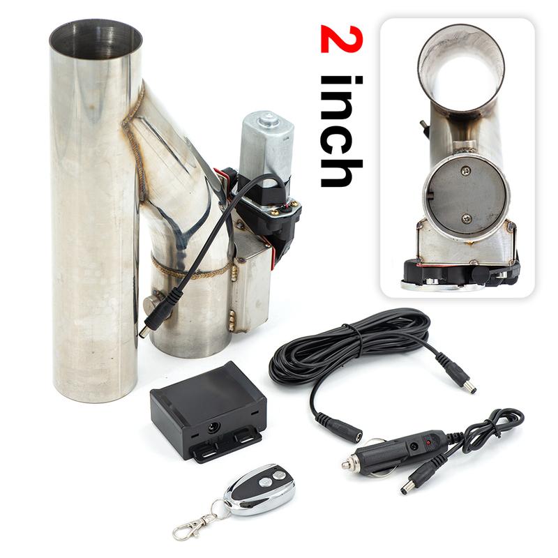 Universal 2"/2.5''/3" STAINLESS STEEL Y Pipe Electric Exhaust cutout valve with remote button YYR