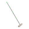 Floor Scrub Brush 30cm Head 1.6m Long Handle Stainless Steel Wire Deck Brush Outdoor Moss Scrubber for Lane Step