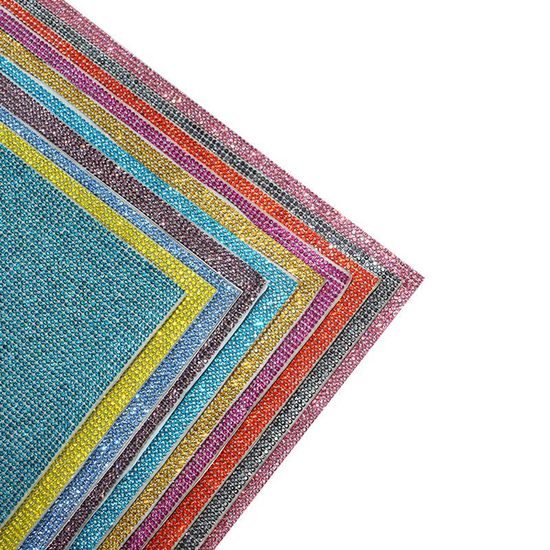 Разноцветные самоклеящиеся стразовые полоски для DIY украшений и ремесленных проектов
