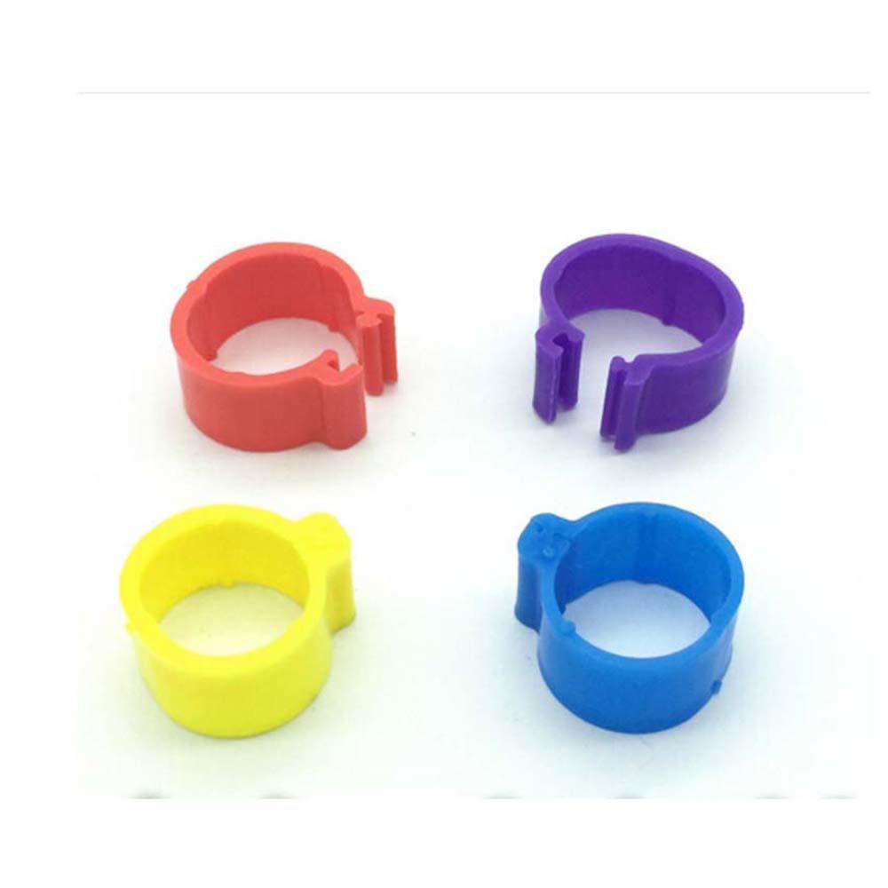 100 Pcs HOT Animal Bird Poultry Clip Rings Leg Band