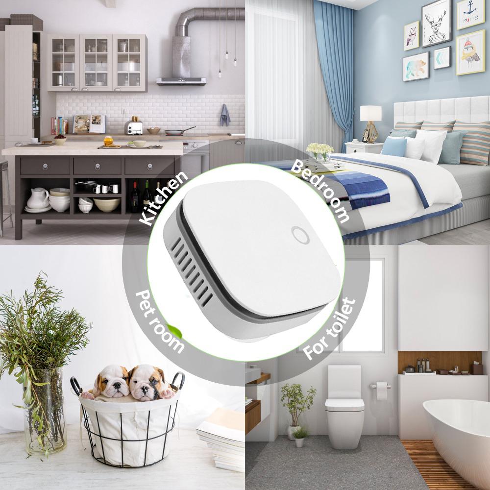 Портативный очиститель воздуха, генератор озона O3, дезодоратор с отрицательными ионами, стерилизатор для удаления запаха