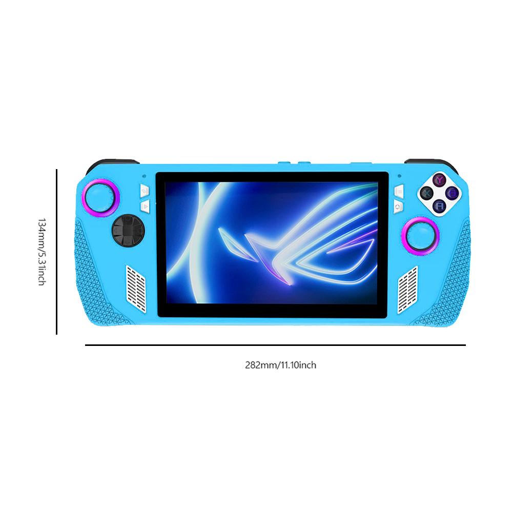 Силиконовый корпус консоли Нескользящий чехол для консоли ASUS Rog Ally (синий)