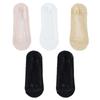 5 Pairs Women's Boat Socks Summer Breathable Comfortable Lace Invisible Socks Thin Silicone Non-Slip Boat Socks Low Socks