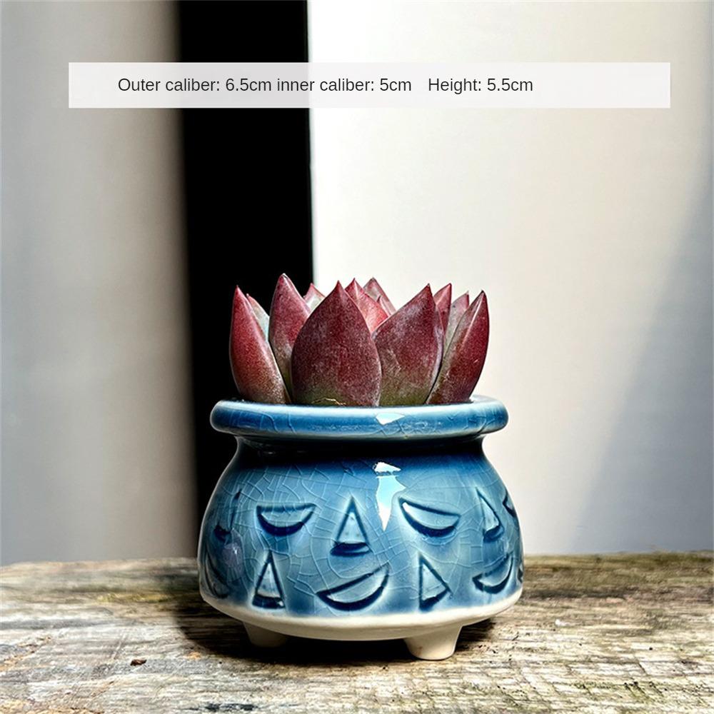 Breathable Pottery Basin Creative Meat Flower Pot Cat Claw Ceramics Draining Hole Flower Decorative Ceramic Flowerpot Flowerpot