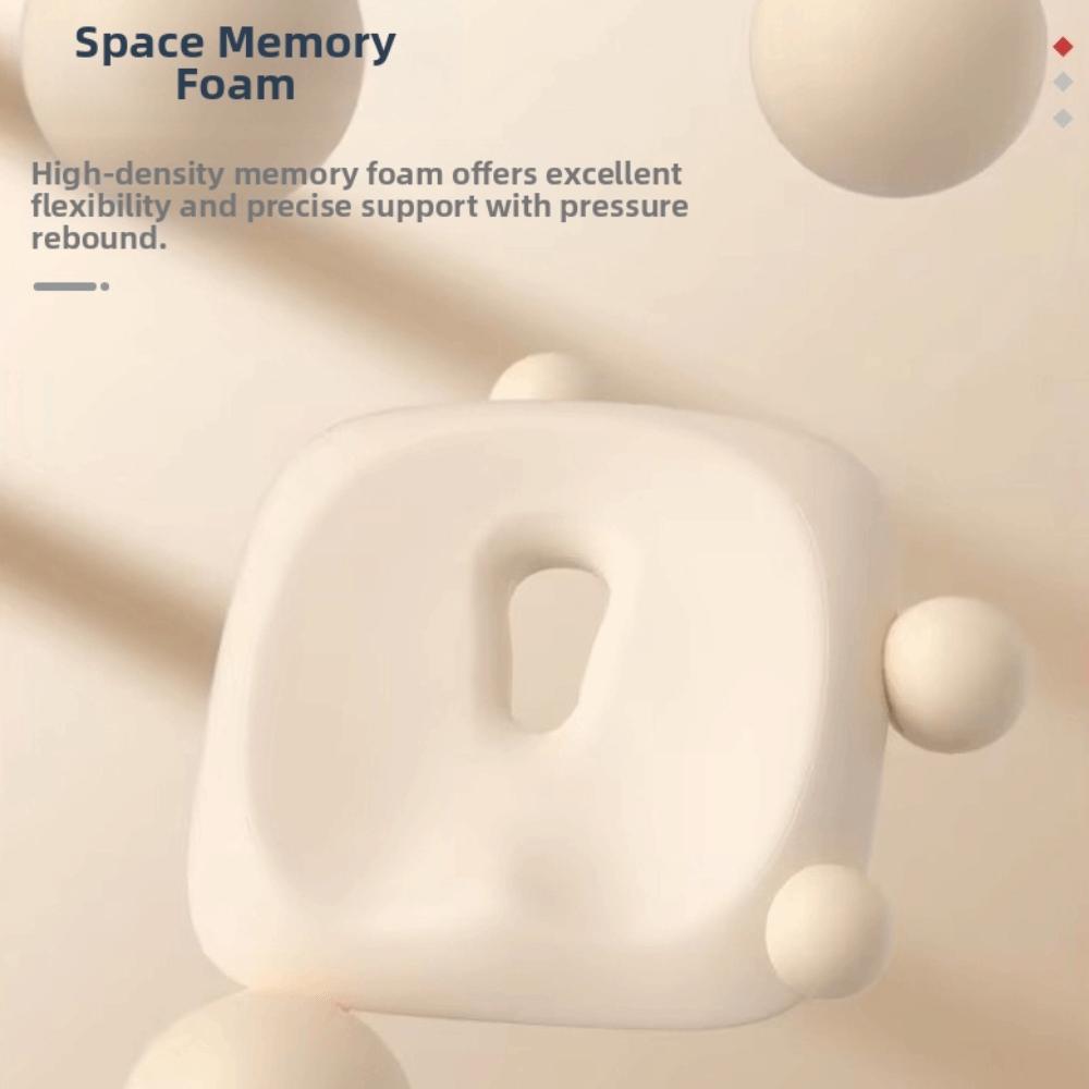 Non-Slip Bottom Memory Foam Cushion Ergonomic Design Posture Support Cushion for Long Sitting