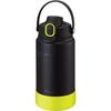 Peacock AJG-R150 BY Stainless Steel Water Bottle, 1.5L, Sports Drink Compatible, One-Touch Direct Drinking, Insulated, Black, Yellow