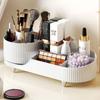 360°Rotating Makeup Organizer for Vanity Makeup Brush Holder Cosmetic Organizer Lipstick Eyebrow Pencil Holder Jewelry Container
