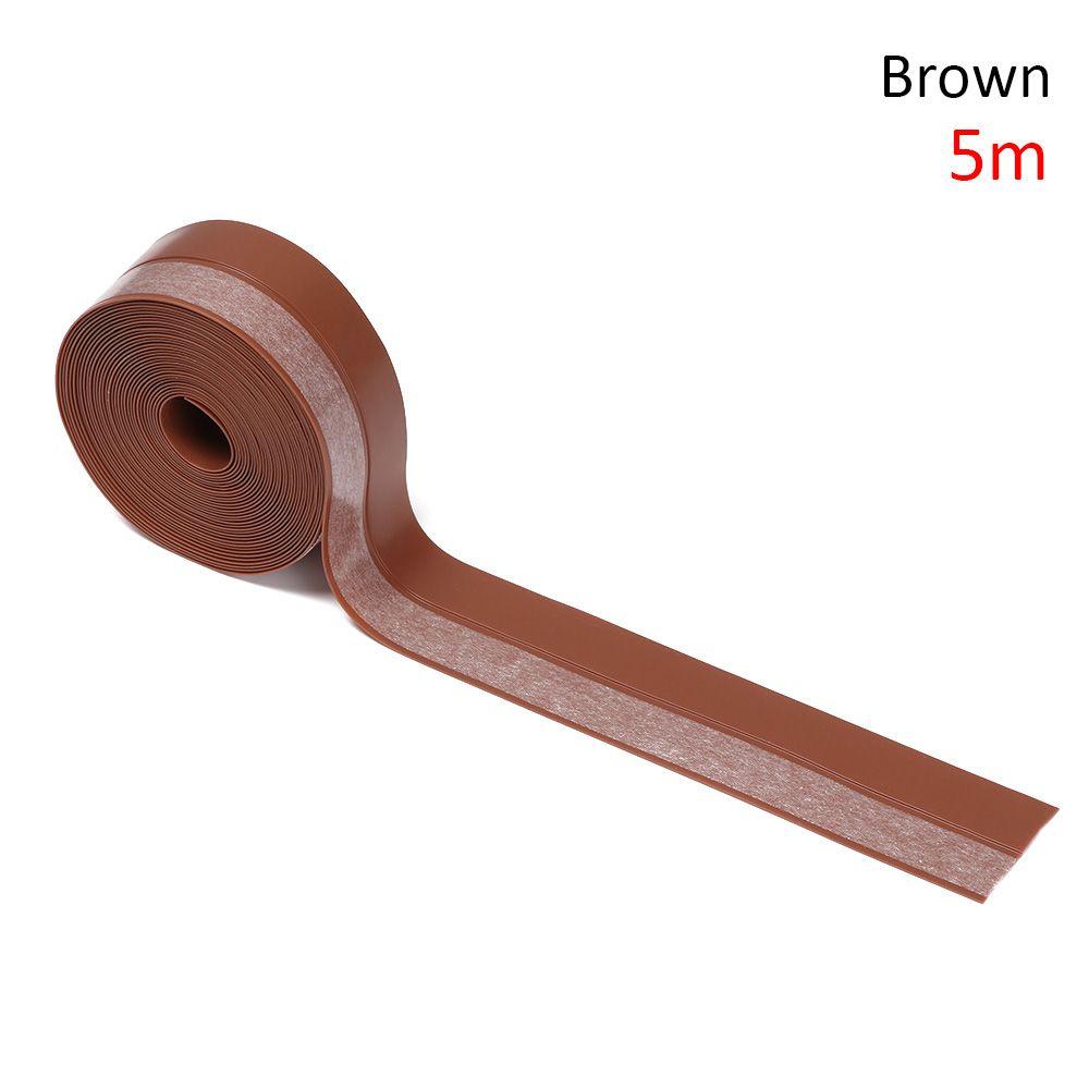 1м/3м/5м Домашний Декор Лента для Дверей и Окон Ванная Комната Защита от Плесени Уплотнительная Лента Силиконовая Резина Наклейка на Стену