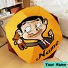 Custom Name Bean's  Adventure Umbrella, Foldable Umbrella Suitable for Outdoor Shopping Travel Sports, Exquisite Gift for Family