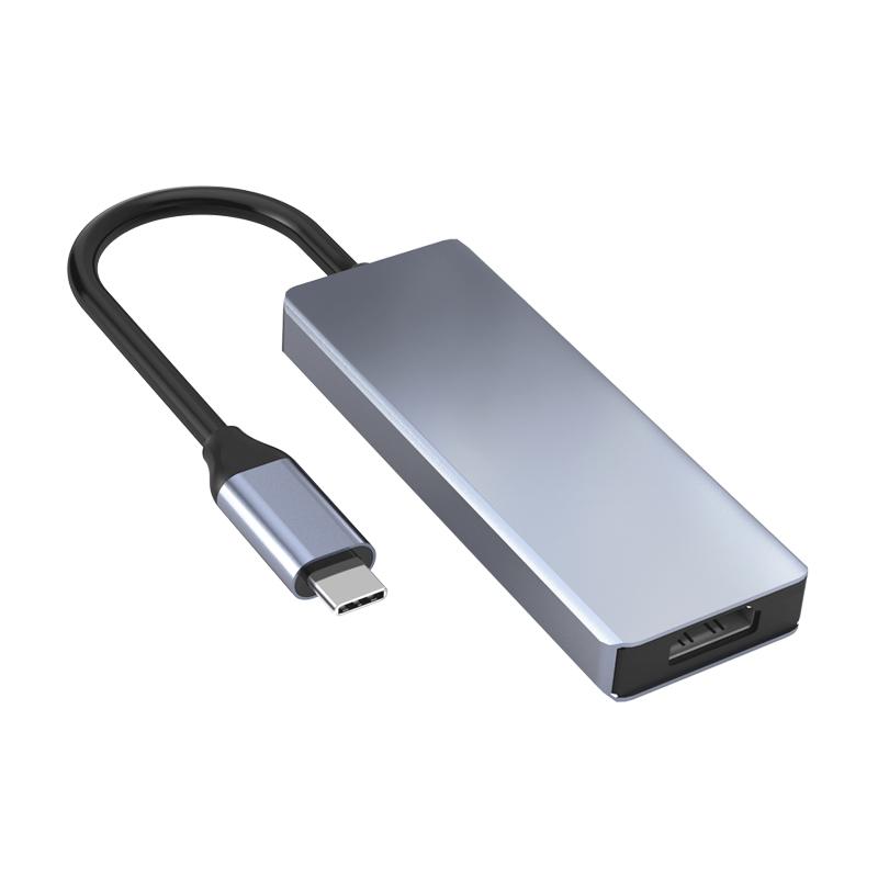 In Stock 4-in-1 USB-C Hub with for 3.0 Adapter Docking Station for Computer Laptop Data Transfer PD 100W Chargering