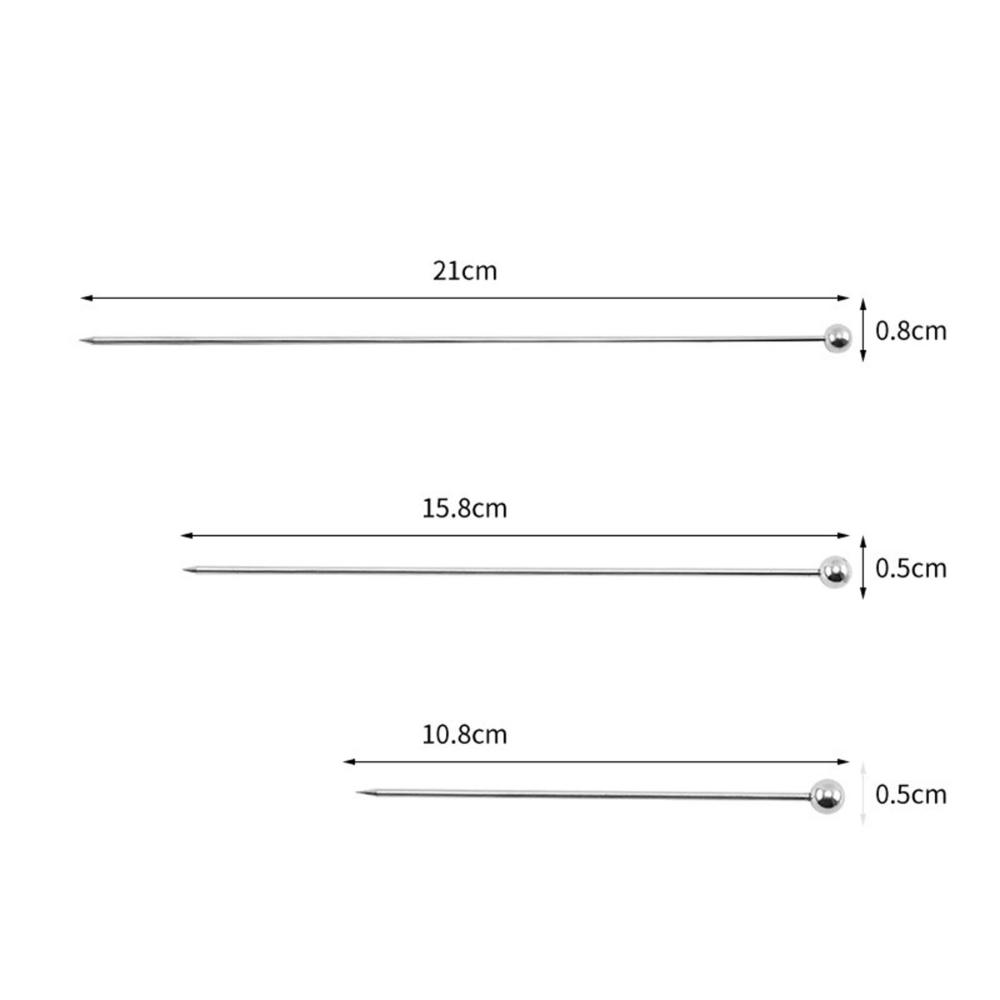 Коктейльные закуски Коктейльные нержавеющая сталь Многоразовые шпажки Зубочистки Палочки