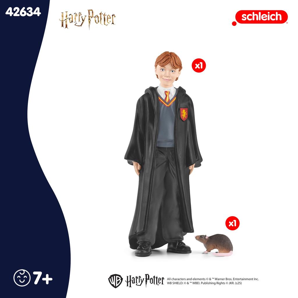 Schleich Гарри Поттер серия Рон Уизли и Скабберс 42634